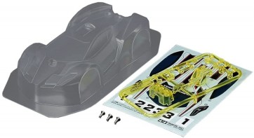 Tamiya Mini 4WD Grade Up Part FESTA JONES L CLEAR BODY SET  , TAM56142, by TAMIYA