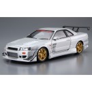 Aoshima 1/24 The Tuned Car No.50 C-WEST BNR34 Skyline GT-R '02 (Nissan), AOS61497, by AOSHIMA
