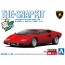 Aoshima 1/32 The Snap Kit No.20-A Lamborghini Countach LP400 (Red), AOS65334, by AOSHIMA