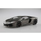 Aoshima 1/24 Pre-Painted Model No.01-B '11 Lamborghini Aventador Gun Metallic  , AOS62029, by AOSHIMA