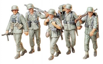 Tamiya 1/35 MM Series 184 German Machine Gun Team "Army" Set , TAM93314, by TAMIYA