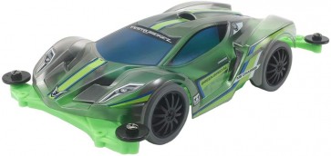 Tamiya MINI 4WD FESTA JAUNE L GREEN SPECIAL (POLYCARBONATE BODY, MS CHASSIS)  , TAM54858, by TAMIYA