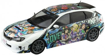 Aoshima 1/24 Itasha No.2 LoveLive! Sunshine!! GRB IMPREZA WRX STI '10 (SUBARU), AOS68762, by AOSHIMA