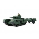 Tamiya 1/48 MM British Churchill Mk.VII Crocodile , TAM25948, by TAMIYA