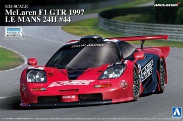 Aoshima 1/24 Supercar 13 McLaren F1 GTR 1997 Le Mans 24 hours plastic kit , AOS07464, by AOSHIMA