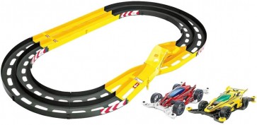 Tamiya Mini 4WD Grade Up Part OVAL CIRCUIT 2 LEVEL LANE WITH DCR-01/DCR-02  , TAM55213, by TAMIYA