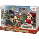 Epoch Sylvanian Families Lion Santa Christmas Set  , EPC45987, by Epoch