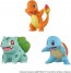 TAKARA TOMY Pokemon 30th Anniversary Moncolle Journey Set of 3 Kanto Region, TAK96347, by TAKARA TOMY
