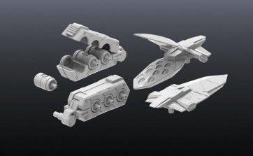 BANDAI  Builders Parts MS Funnel 01, BAN0191400, by BANDAI