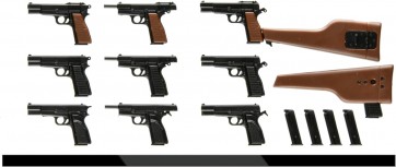 TOMYTEC 1/12 Little Armory [LA096] Browning HP type, TMT29749, by TOMYTEC