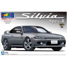 Aoshima 1/24 Pre-Painted Model Nissan S15 Silvia Spec.R (Silver)  , AOS08645, by AOSHIMA