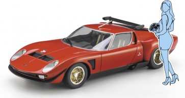 Hasegawa 1/24 Lamborghini Jota SVR w/Girl Figure, HAS24798, by HASEGAWA