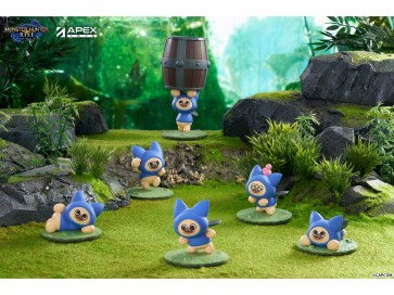 Apex Monster Hunter Rise Felyne Cat Blind Box Figure: 1Box (6pcs), APE22310, by Apex