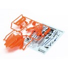 Tamiya Mini 4WD Grade Up Part DCR-02 body set briliant orange  , TAM55114, by TAMIYA