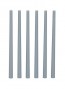 Wave Material series plastic Material Taper round bar 【Gray】 4.0 → 6.0 mm 6 pieces OM334 , WAV23343, by WAVE
