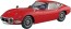 Aoshima 1/32 Raku-Pla Snap Kit No.06-SR Toyota 2000GT (Solar Red), AOS68137, by AOSHIMA