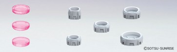 Bandai Builders Parts HD MS Sight Lens 01 (Pink), BAN19525, by BANDAI