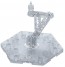 Bandai ACTION BASE 5 CLEAR , BAN21326, by BANDAI