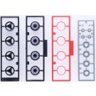 Fujimi 1/24 BBS WHEELS 17-INCH  , FUJ93540, by FUJIMI