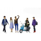 Tamiya 1/24 Campus Friends Set 2  , TAM43563, by TAMIYA