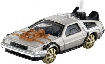 TAKARA TOMY Tomica Premiumunlimited Back to the Future Time Machine (PART3/Railway Wheel Installation Ver.), TAK13665, by TAKARA TOMY
