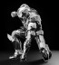 three zero 1/12 The Infinity Saga: DLX Iron Man Mark 2 (Chrome Edition), THZ16712, by three zero