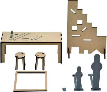 TOMYTEC 1/12 LittleArmory LD015 Shooting Range B  , TMT88794, by TOMYTEC
