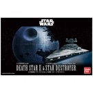Bandai 1 / 2,700,000 Death Star Ⅱ & 1 / 14,500 Star Destroyer , BAN03589, by BANDAI