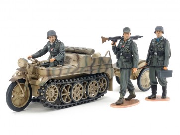 Tamiya 1/35 MM GERMANY SD.KFZ.2 MID-TERM KETTENKRAFTRAD  , TAM53774, by TAMIYA