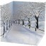 PLM Dioramansion 200: Cherry Blossom Road (Winter), PEL42810, by PLM