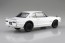 Aoshima 1/24 Raku-Pla Snap Car No.1-WH KPGC10 Skyline HT 2000GT-R 1971 White, AOS65907, by AOSHIMA