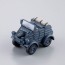 KAIYODO Mini Q World Tank Deformation 10 Panzer Division Vol.3: 1Box (6pcs), KYD22684, by KAIYODO