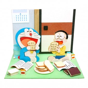 Sankei MINIATUART KIT DORAEMON MINI COPYING TOAST  , SNK49728, by SANKEI