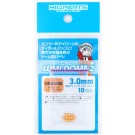 HI Q PARTS Lumi Dome 2 Fluorescent Orange 3.0mm (10pcs.), HIQ79624, by HI Q PARTS