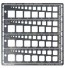 Tamiya Modeling Template (Square, 1-10mm), TAM74156, by TAMIYA