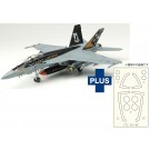 Platz 1/72 U.S. Navy Carrier-Based Fighter F/A-18E Super Hornet VFA-81 Sunliners with Masking Stickers, PLZ31611, by PLATZ