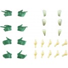 TOMYTEC LittleArmory [LAOP10] Sousai Shoujou Teien Tactical Glove (Green), TMT22962, by TOMYTEC