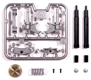 TAMIYA 1/12 Honda RC211V front fork set, TAM12614, by TAMIYA