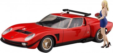 Hasegawa 1/24 Lamborghini Jota SVR w/Girl Figure, HAS24798, by HASEGAWA