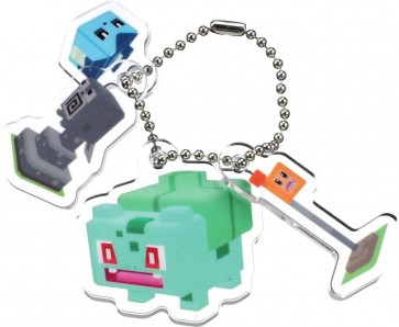 TAKARATOMY Pokemon Quest Poxel Acrylic Mascot Bulbasaur  , TAK99261, by TAKARA TOMY