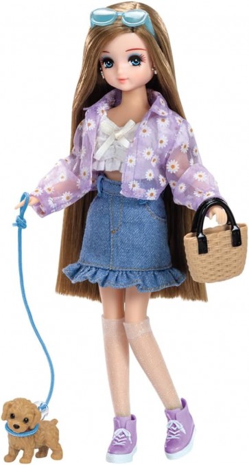 TAKARA TOMY Licca-chan Exterica-chan dress set Dog and walk, TAK33298, by TAKARA TOMY