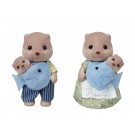 Epoch Sylvanian Families Otter Family , EPC43402, by Epoch