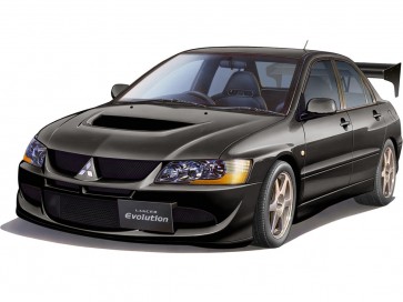 Fujimi 1/24 Inch-up Series No.322 三菱ランサーエボリューションVIII GSR(GT-Wウィング付き), FUJ47874, by FUJIMI