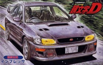 Fujimi 1/24 Initial D Impreza Fujiwara Takumi Specification plastic kit , FUJ83534, by FUJIMI