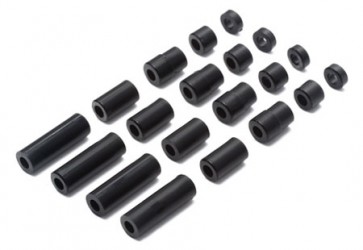 Tamiya Tamiya Mini 4WD 15506 GP506 Lightweight Plastic Spacer Set (12 / 6.7 / 6/3 / 1.5mm) , TAM55064, by TAMIYA