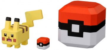 TAKARATOMY Pokemon Quest Poxel Collection Pikachu  , TAK21176, by TAKARA TOMY