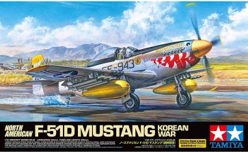 Tamiya 1/32 Big Aircraft Series NORTH AMERICAN F-51D MUSTANG KOREAN WAR  , TAM03282, by TAMIYA