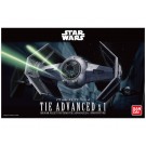 BANDAI  Star Wars Plastic Model Kit 1/72 TIE - Advanced X1, BAN14071, by BANDAI