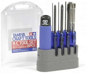 TAMIYA Screwdriver Set (8pcs), TAM74023-000, by TAMIYA