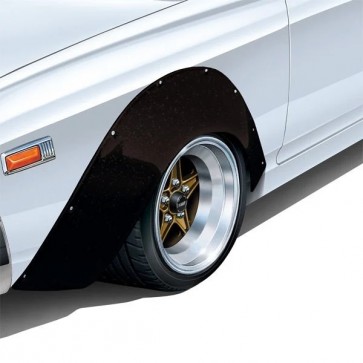 Aoshima 1/24 Heart 5 (5 H) 14 inches Wheel   (4 wheels & tires), AOS54369, by AOSHIMA